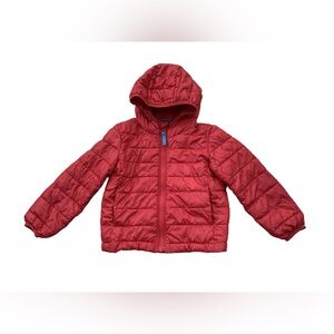 Primary Size 2 Red Lightweight Puffer Jacket